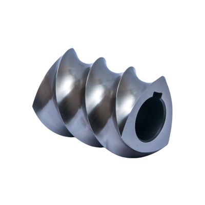 comprar Triturador de parafusos duplos revestido com zinco Elemento de parafusos Pitch 2 polegadas cabeça hexadecimal para produção química online manufacture