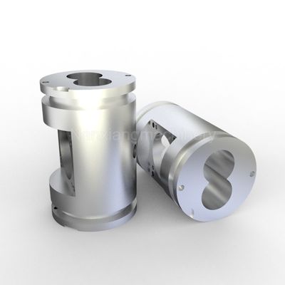 comprar Processamento CNC Componentes de extrusora de parafuso duplo de parafuso aberto Indústria alimentar Barril em extrusora online manufacture