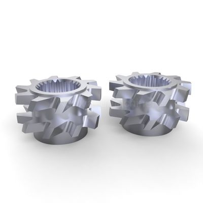 comprar Extrusores de parafusos duplos, elementos de mistura dentados, lâminas inversas para mistura industrial online manufacture