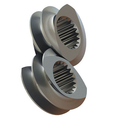 comprar Resistente ao desgaste HRC 58-62 Elementos de parafusos de compressão Peças de extrusão Segmentos para a indústria alimentar online manufacture