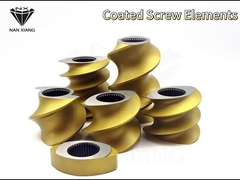 W6Mo5Cr4V2 Aço Single Helix Elementos de parafuso Extruder Endurecimento a vácuo para revestimento em pó
