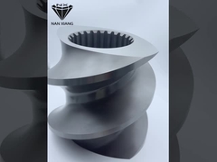 Elementos de extrusão de parafusos duplos endurecidos a vácuo Resistência ao desgaste HRC 58-62 Para materiais biodegradáveis